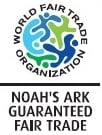 Noah's Ark Guaranteed Fair Trade by WFTO logo